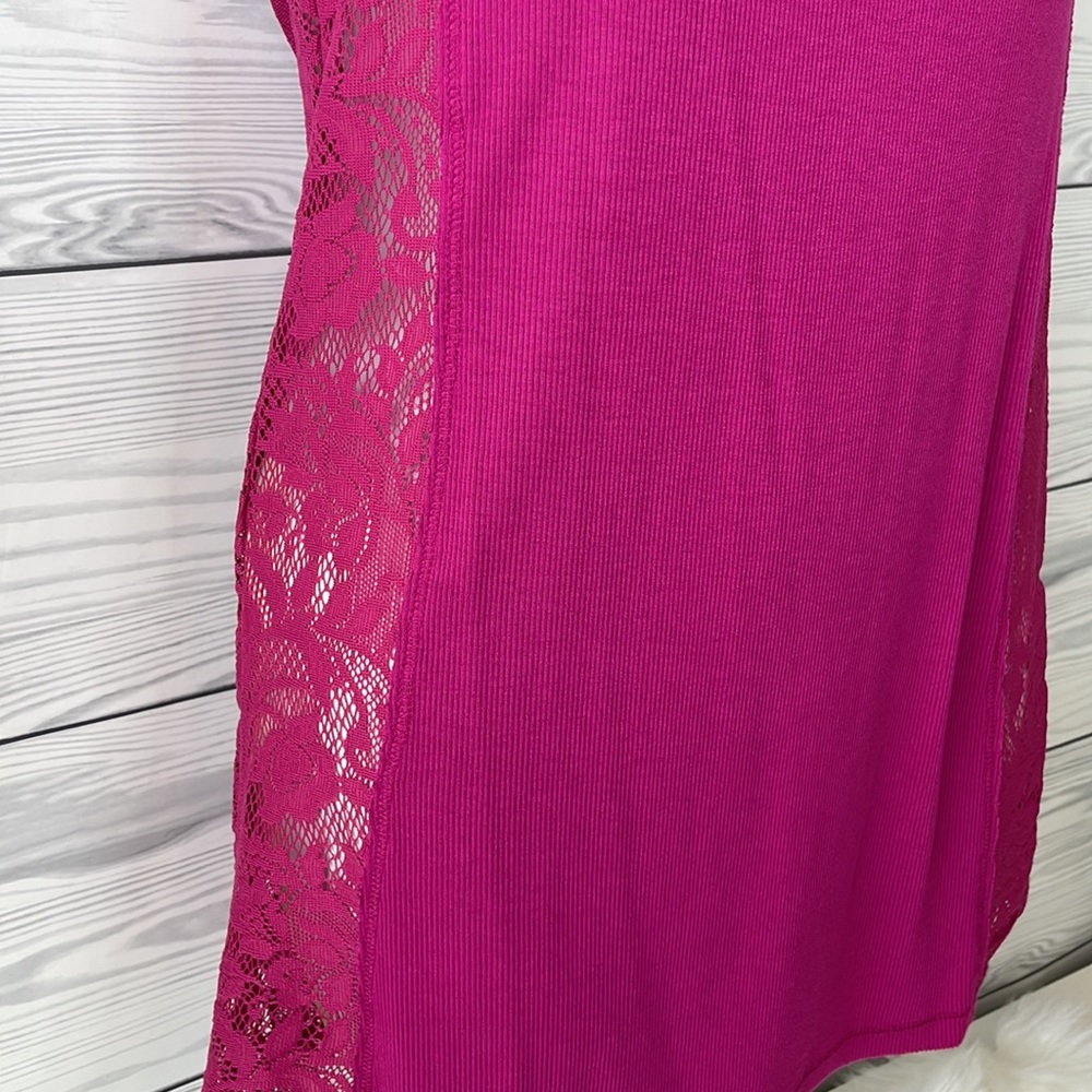 Bebe Lace & Rhinestone Racerback Tank - Picture 5 of 6